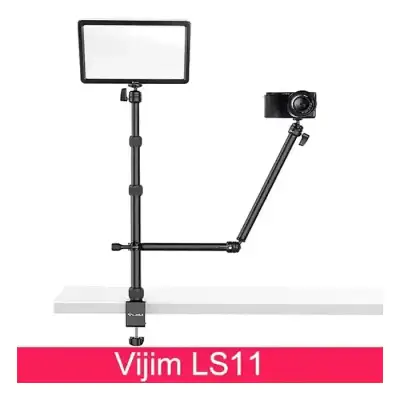 VIJIM LS11 Camera Mount Desk Stand with Auxiliary Holding Arm